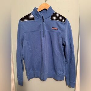 Vineyard Vines Blue Women’s 1/4 zippillover